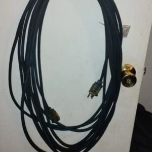 Heavy-Duty Black Extension Cord